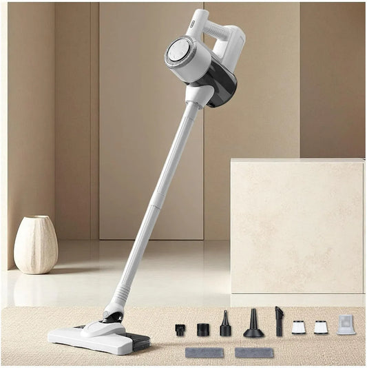 Aspirateur, vapeur, blanc, appareil électrique d'aspiration, Balai Aspirateur Laveur 5 en 1 Compact